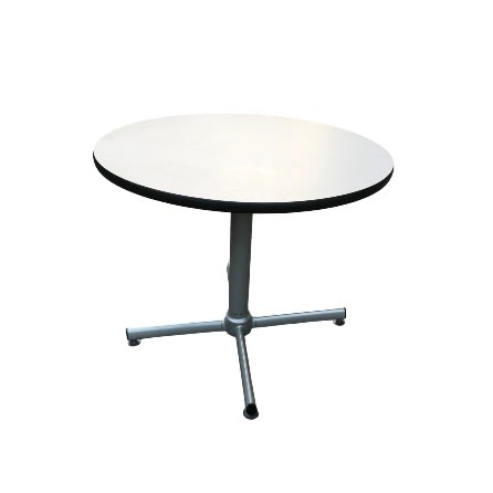 Virco Commercial Sturdy 36" Round Table With Stainless Steel Leg. Home Office Garden | HOG-HomeOfficeGarden | online marketplace