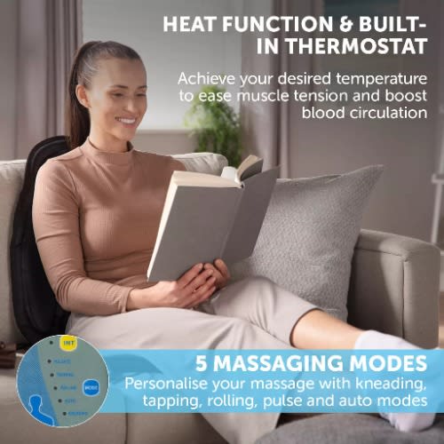 Carmen Infrared Heated Seat Massager 5 Massage Modes 12v. Home Office Garden | HOG-HomeOfficeGarden | online marketplace