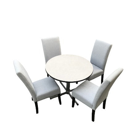 Modern Dining Table And Chairs - Set Of 4 Chairs & 1 Table. Home Office Garden | HOG-HomeOfficeGarden | online marketplace