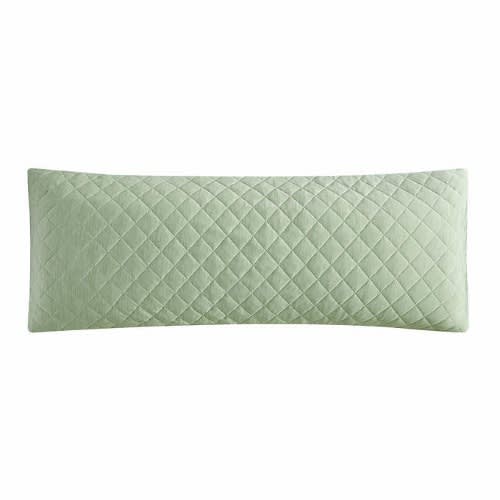 Quilted Cooling Body Pillow - 20" X 54" - Green