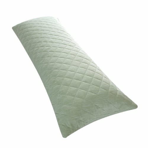 Quilted Cooling Body Pillow - 20" X 54" - Green