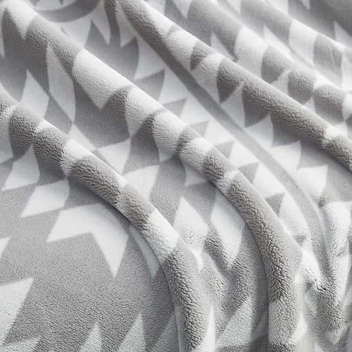 Pendleton Sherpa Fleece Throw - Plush-Rancho Arroyo - Grey - 50'' X 70''. Home Office Garden | HOG-HomeOfficeGarden | online marketplace