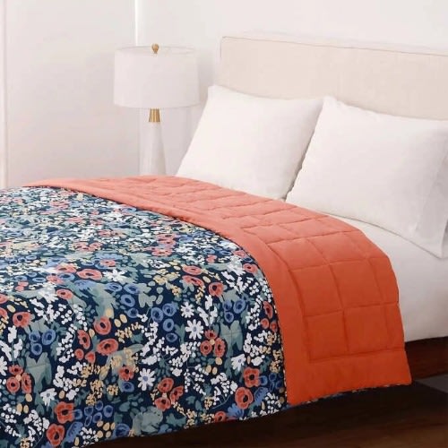 Berkshire Life Reversible Down Alternative Queen Blanket Floral