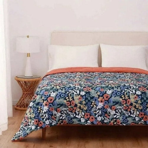 Berkshire Life Reversible Down Alternative Queen Blanket Floral