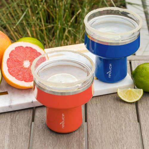 Reduce Vacuum Insulated Stainless Steel Saltini Tumbler - 16 Oz 2 Pk Blue & Orange. Home Office Garden | HOG-HomeOfficeGarden | online marketplace