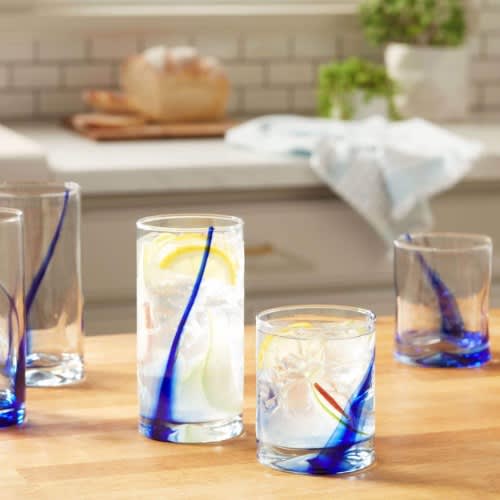 Libbey 8-pc Blue Ribbon Tumbler And Rocks Glass Set. Home Office Garden | HOG-HomeOfficeGarden | online marketplace