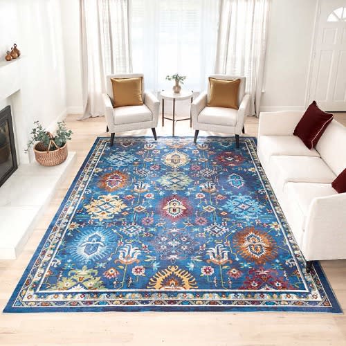 Carmen Capua Blue Area Rug - 9ft 10in X 13ft 269cm X 400cm. Home Office Garden | HOG-HomeOfficeGarden | online marketplace