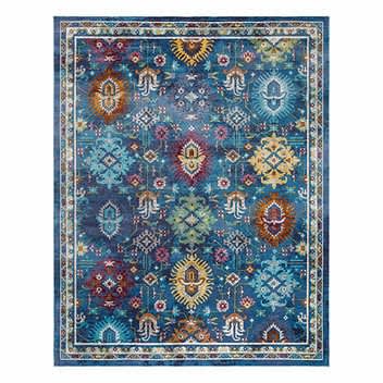 Carmen Capua Blue Area Rug - 9ft 10in X 13ft 269cm X 400cm. Home Office Garden | HOG-HomeOfficeGarden | online marketplace