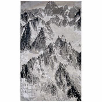 Feizy Jewel Area Rug Collection - Silver/Gray Mountains Rug - 2 Ft. 10 In. X 7 Ft. 10 In. Home Office Garden | HOG-HomeOfficeGarden | online marketplace