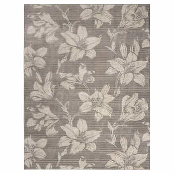 Nourison Home Reclaimed Rug - Bloom Gray Ivory - 9ft X 12ft. Home Office Garden | HOG-HomeOfficeGarden | online marketplace