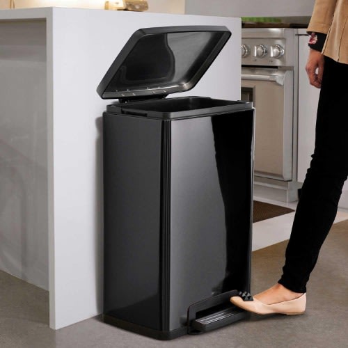 Tramontina Step Trash Can - Charcoal - 49.2ltr. Home Office Garden | HOG-HomeOfficeGarden | online marketplace