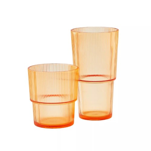 Member's Mark Shatterproof 12-piece Drinkware Set Ribbed. Home Office Garden | HOG-HomeOfficeGarden | online marketplace