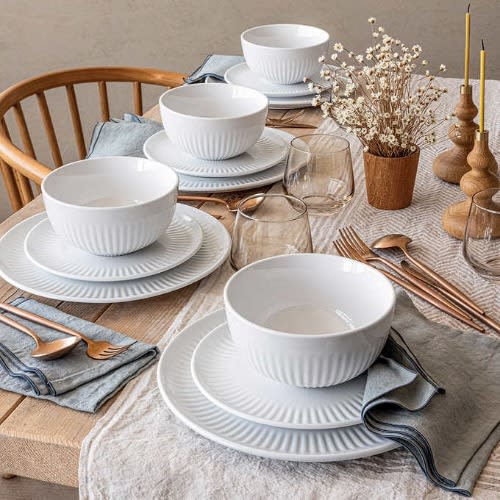 Over&back 12-piece Porcelain Dinnerware Set. Home Office Garden | HOG-HomeOfficeGarden | online marketplace