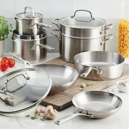 Kitchenaid Tri-ply Stainless Steel Cookware Set - 11-piece. Home Office Garden | HOG-HomeOfficeGarden | online marketplace