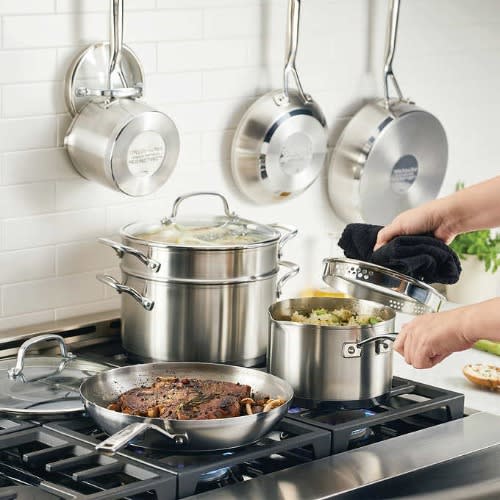Kitchenaid Tri-ply Stainless Steel Cookware Set - 11-piece. Home Office Garden | HOG-HomeOfficeGarden | online marketplace
