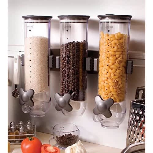 Wall Mount 3 In 1 Food And Cereal Dispenser