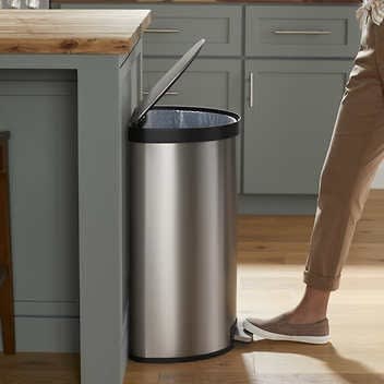 Semi-round Step Trash Can 45L. Home Office Garden | HOG-HomeOfficeGarden | online marketplace