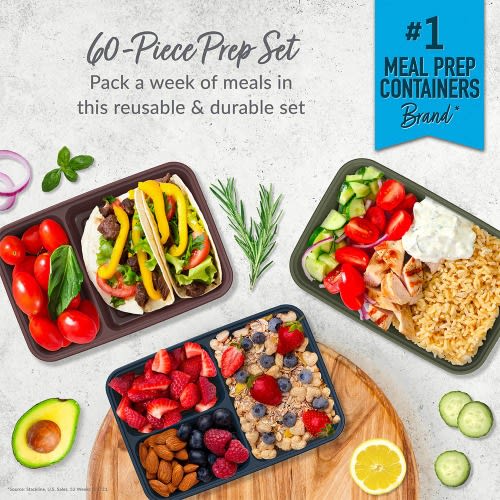 Bentgo Meal Prep Kit 60-piece. Home Office Garden | HOG-HomeOfficeGarden | online marketplace