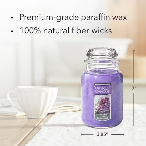 Yankee Candle Lilac Blossoms - 22 Oz. Home Office Garden | HOG-HomeOfficeGarden | online marketplace