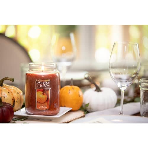 Yiankee Candle Spiced Pumpkin - 22 Oz Original. Home Office Garden | HOG-HomeOfficeGarden | online marketplace