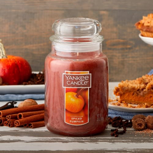 Yiankee Candle Spiced Pumpkin - 22 Oz Original. Home Office Garden | HOG-HomeOfficeGarden | online marketplace