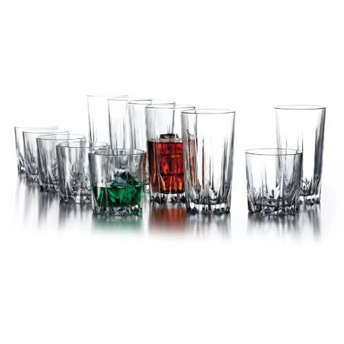 Diamante Glassware Set - 414ml & 354ml - 16 Pcs. Home Office Garden | HOG-HomeOfficeGarden | online marketplace