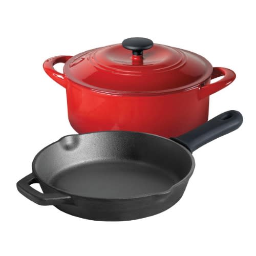 Tramontina Cast Iron Cookware Set - Red - 3-pcs. Home Office Garden | HOG-HomeOfficeGarden | online marketplace