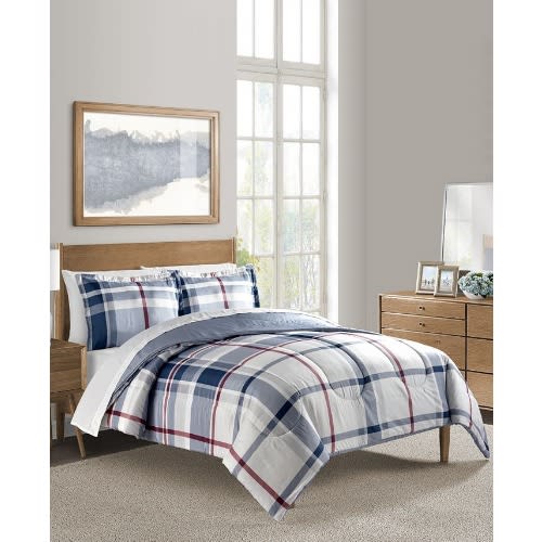 Nathan Reversible King Comforter Set - 3pc. Home Office Garden | HOG-HomeOfficeGarden | online marketplace