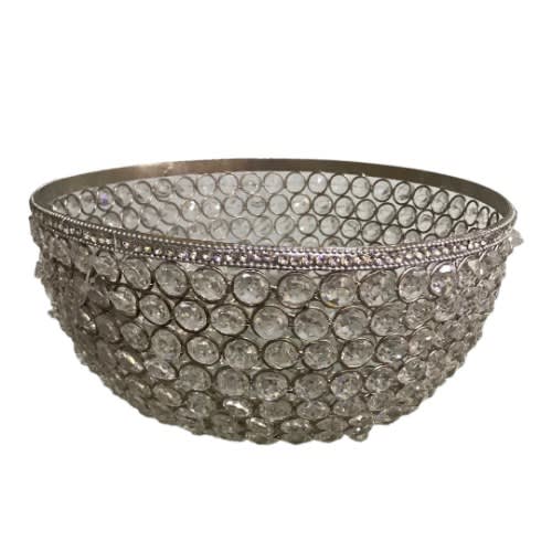 Nanette Lepore Silver Crystal Decorative Bowl - 30cm. Home Office Garden | HOG-HomeOfficeGarden | online marketplace