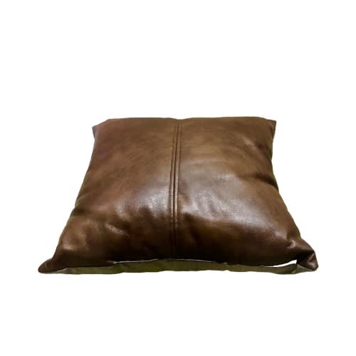 Studiochic Home Leather Brown Couch/room Pillow 18 X 18. Home Office Garden | HOG-HomeOfficeGarden | online marketplace