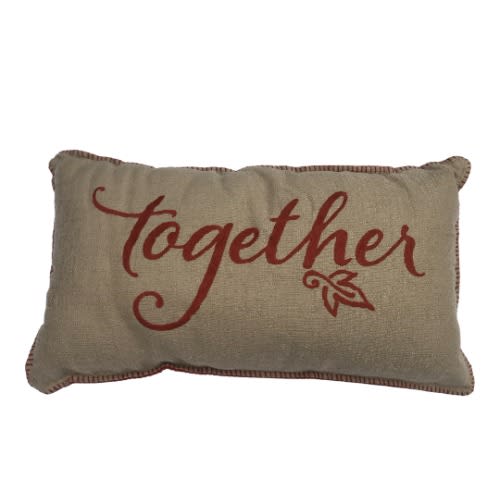 Brentwood Together Harvest Decorative Pillow - 14" X 24". Home Office Garden | HOG-HomeOfficeGarden | online marketplace