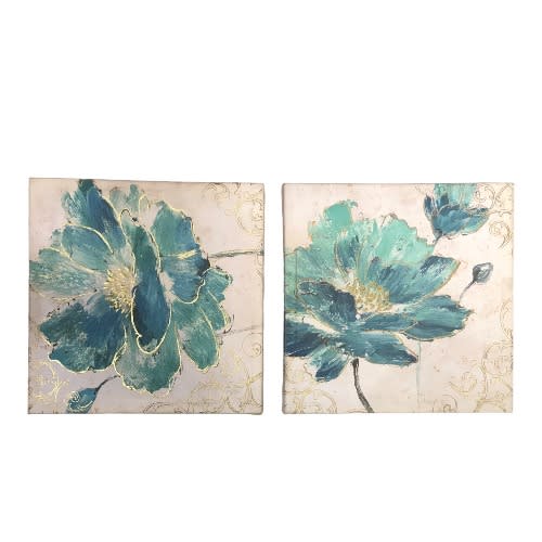 American Art Floral Themed Canvas Wall Painting Decor - 4". Home Office Garden | HOG-HomeOfficeGarden | online marketplace