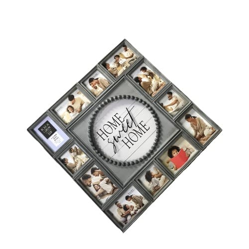 Hometrends 12-op Linear Home Sweet Home Picture Collage Frame. Home Office Garden | HOG-HomeOfficeGarden | online marketplace