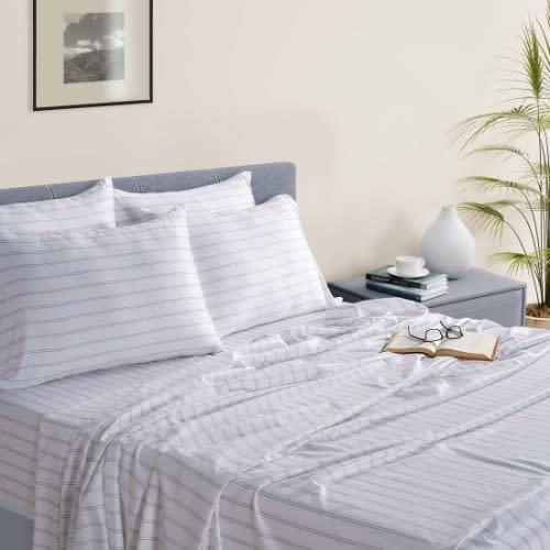 Antimicrobial 400 Thread Count Supima Cotton 6-piece Sheet Set - Light Gray. Home Office Garden | HOG-HomeOfficeGarden | online marketplace