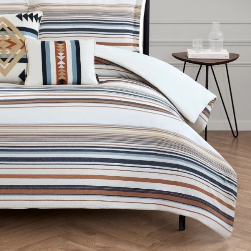 Pendleton Savanna Stripe 5-piece Queen Comforter Set