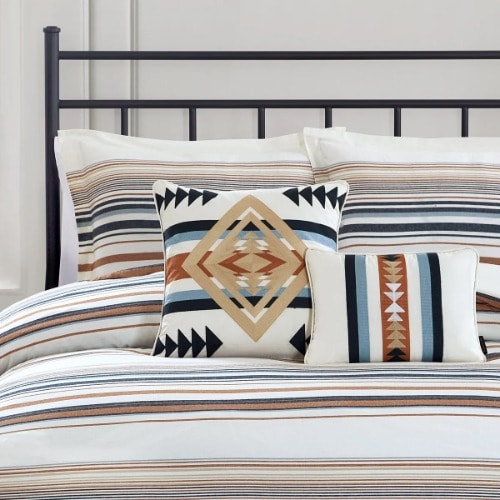 Pendleton Savanna Stripe 5-piece Queen Comforter Set