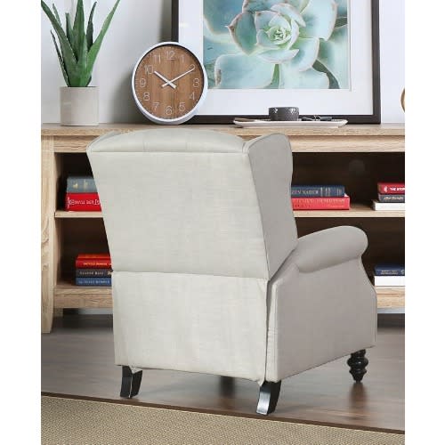 Abbyson Living Sherry Fabric Pushback Recliner Chair