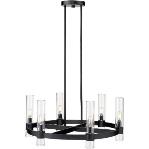 Bennetti Bennet 6-light Led Cylinder Shade Chandelier