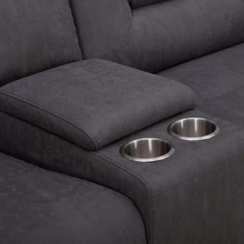 Gilman Creek Fabric Power Reclining Sectional Sofa