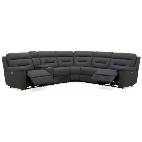 Gilman Creek Fabric Power Reclining Sectional Sofa