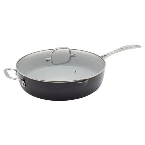 Henckels Hard Anodised Ceramic Saute Pan - 5qt