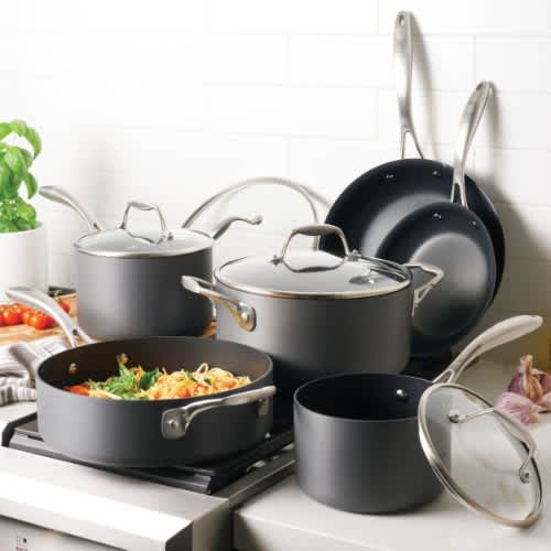 Tramontina Hard Anodized Cookware Set - 10 Pc