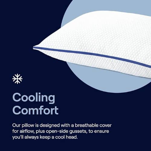 Nectar Tri-comfort Cooling Bed Pillow - Jumbo Size - 20in X 28in X 6in