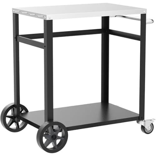 Partaker Movable Pizza Oven Trolley/Barbecue Grill Cart