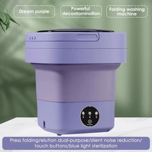 Portable Washing Machine - Foldable Mini Washer And Spin Dryer