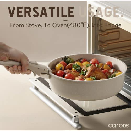 Carote 21pc Detachable Handle Cookware Set