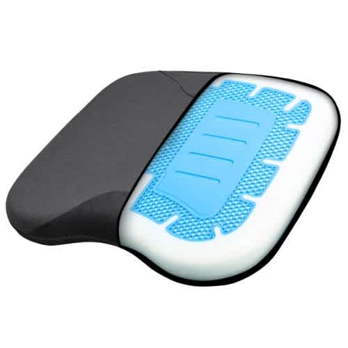 Memory Foam Seat Cushion With Molded Fit Gel Technology