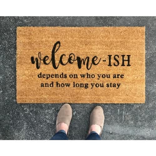 Welcome-ISH Non-Slip Door Mat