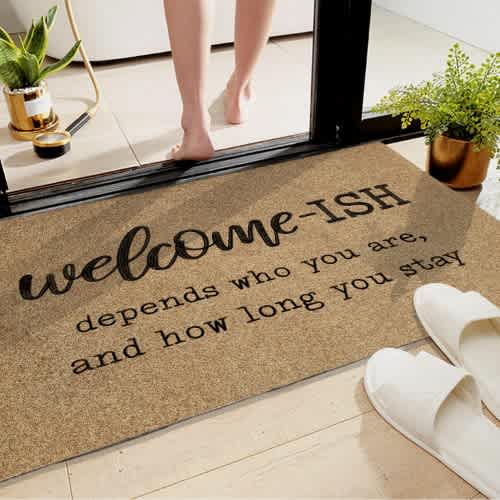 Welcome-ISH Non-Slip Door Mat