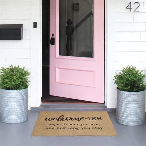 Welcome-ISH Non-Slip Door Mat